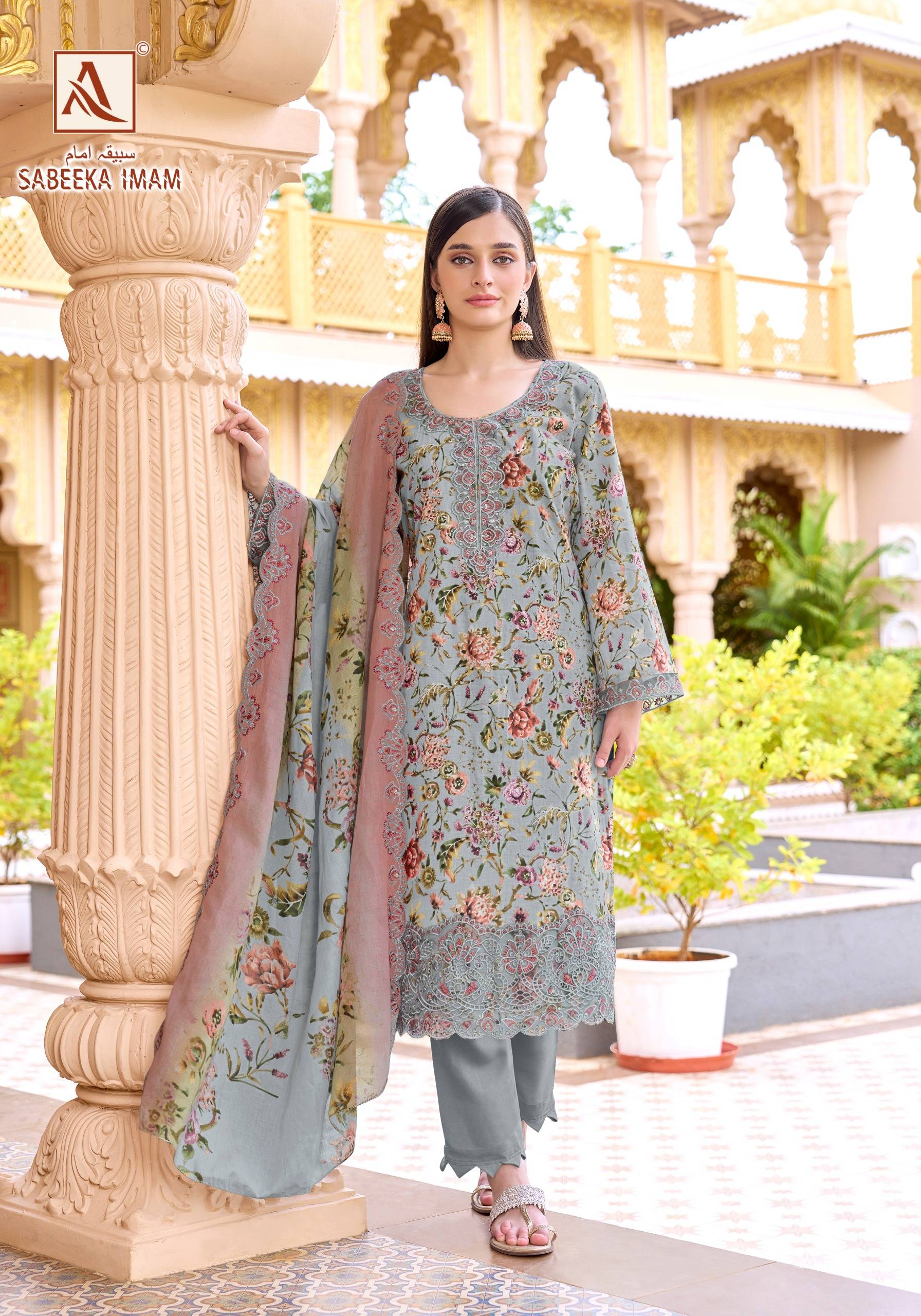 SABEEKA IMAM BY ALOK SUIT 01 To 08 Series Beautiful Festive Suits Stylish Colorful Fancy Casual Wear & Ethnic Wear Pure Cambric Cotton Dresses At Wholesale Price